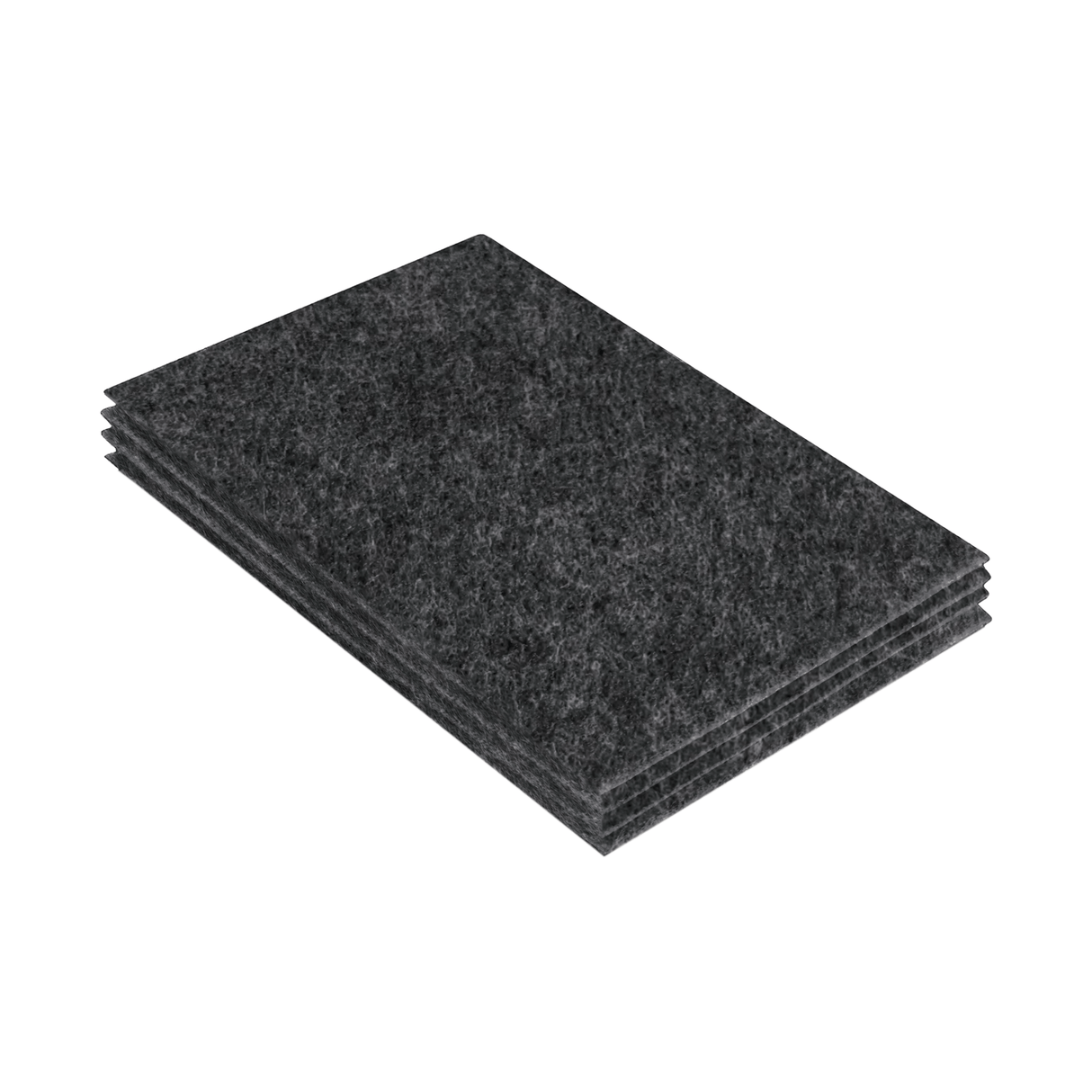 Acrylic Felt 9x12 Sheet Packs Charcoal