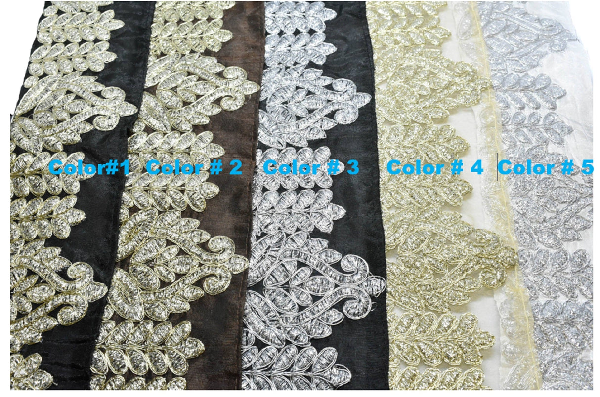 Metallic Brocade Decorative Trim