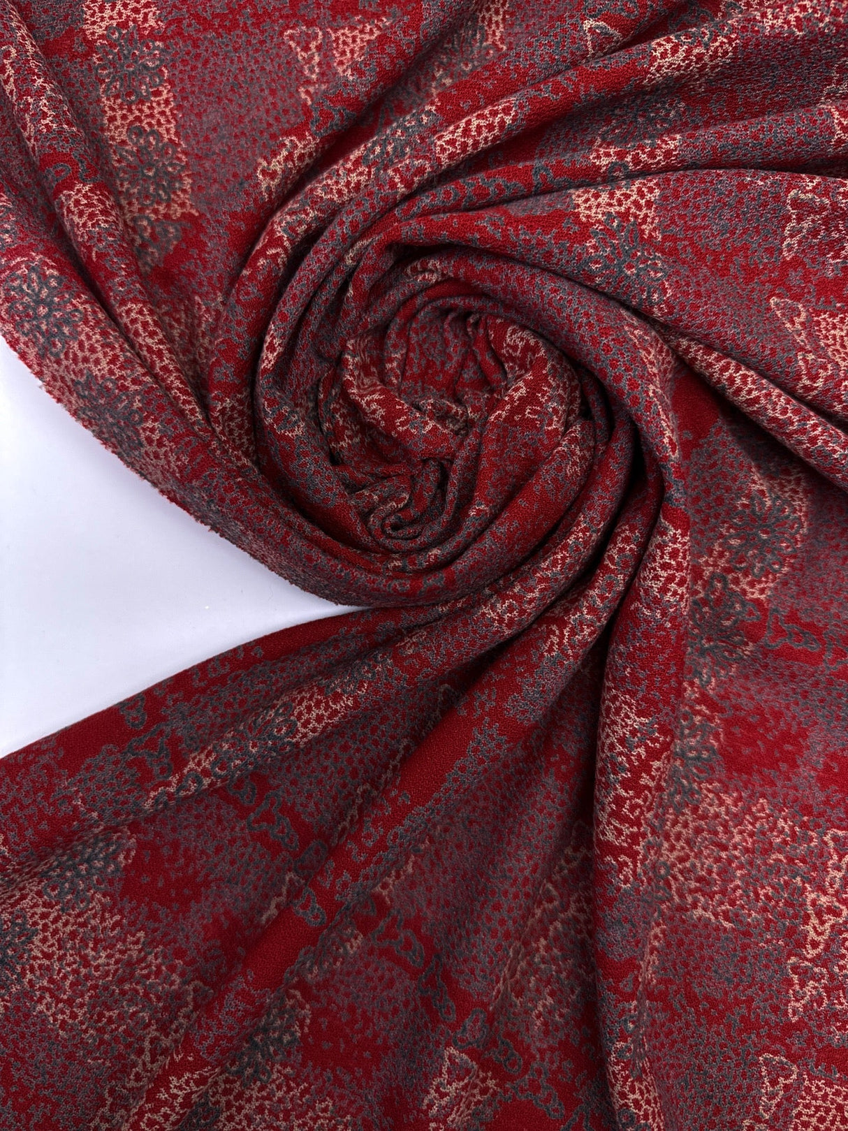 Acrylic Elastane Knitted Fabric Multicolour