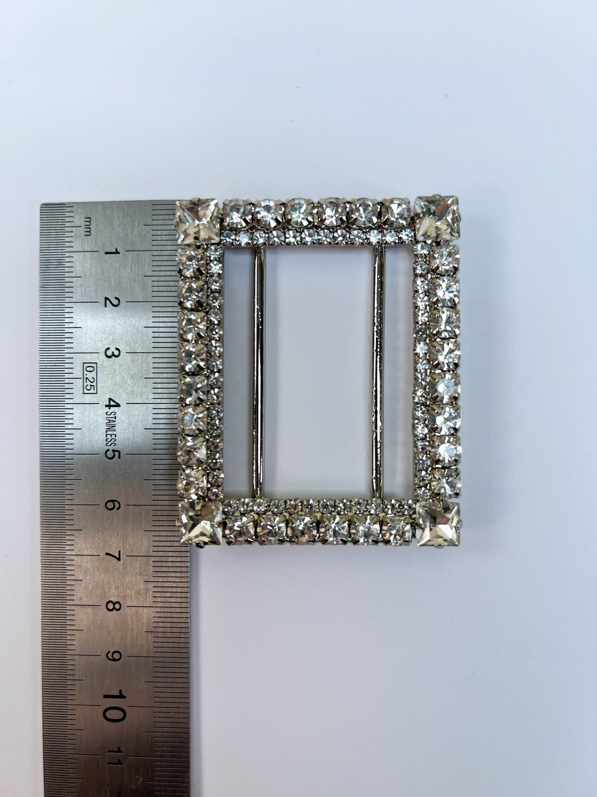 Silver Metal Sewing Notions Crystals