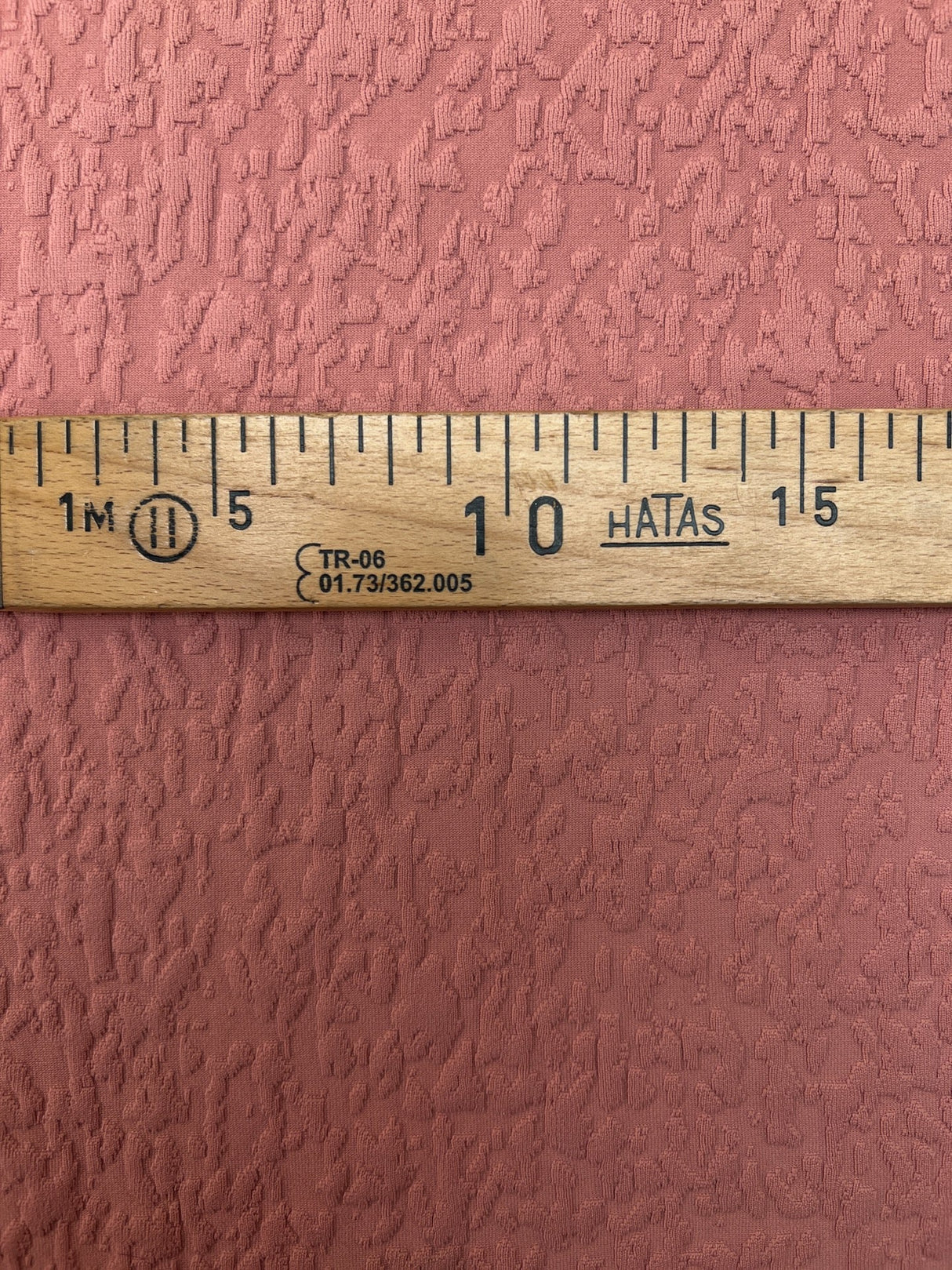 Pink Polyamide Elastane Knitted Fabric