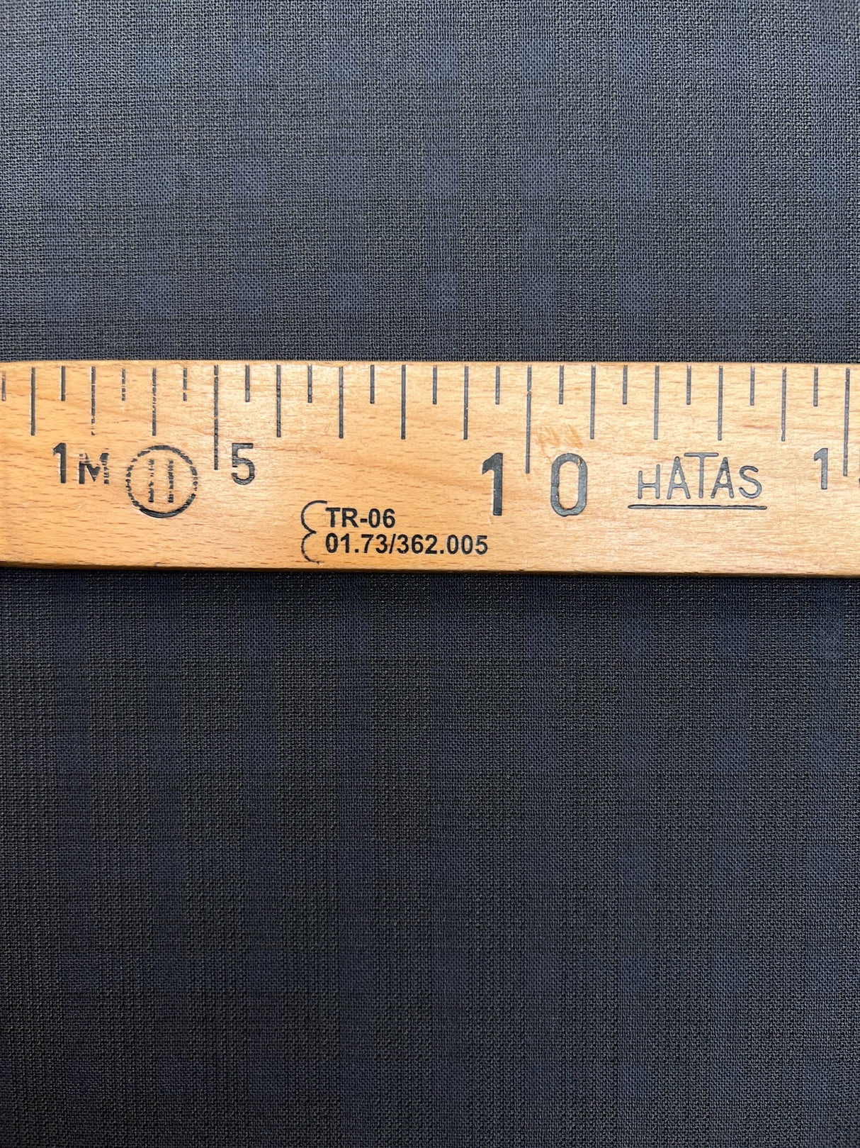 Wool Crepe Gray Blue Fabric