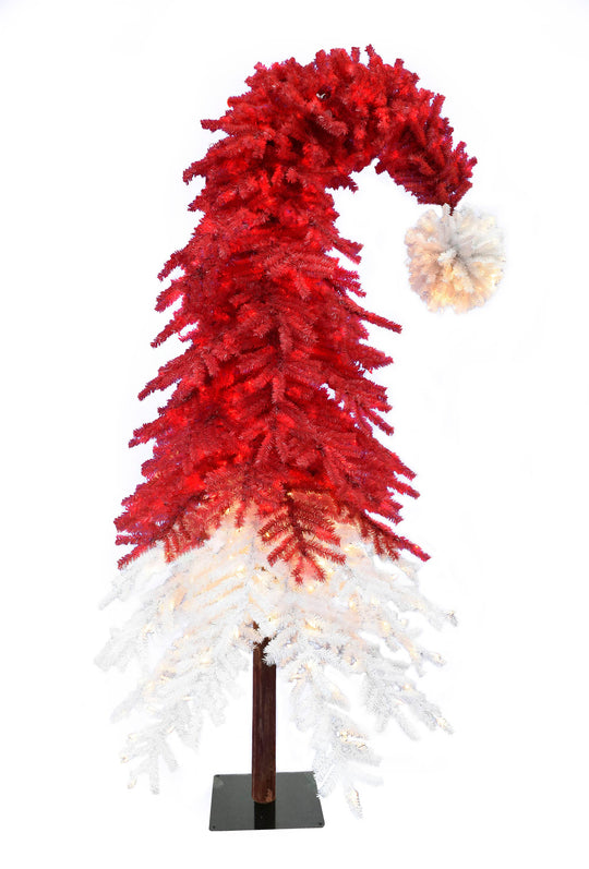 9' RED+WHITE, 1992 TIPS, METAL STAND, DIA 44"