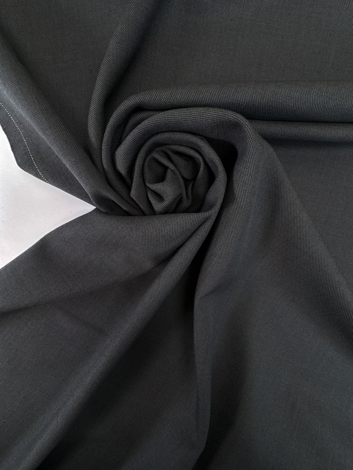 Gray Wool Polyamid Suit Fabric