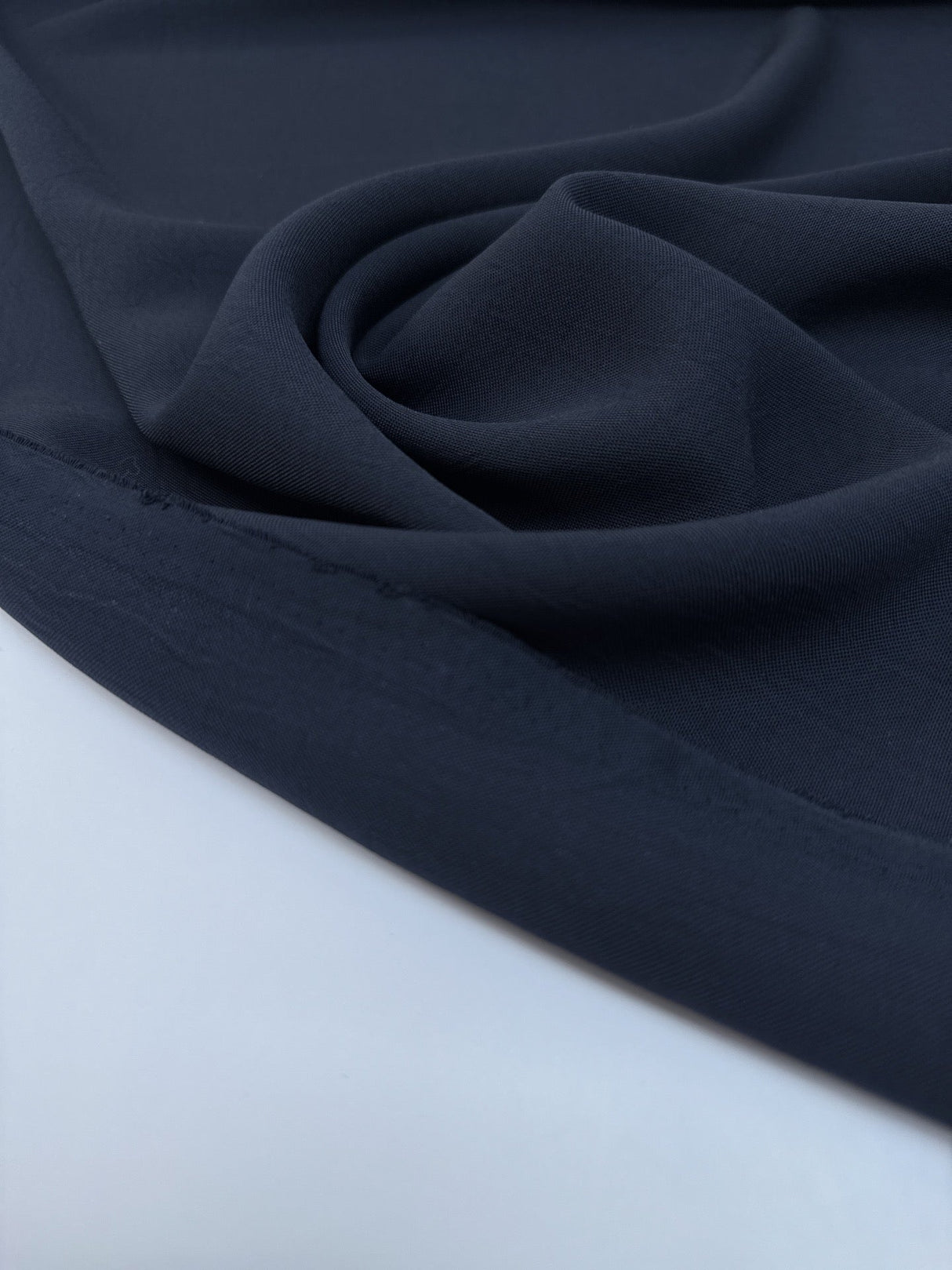 Polyamide Elastane Crinkled Blue Fabric
