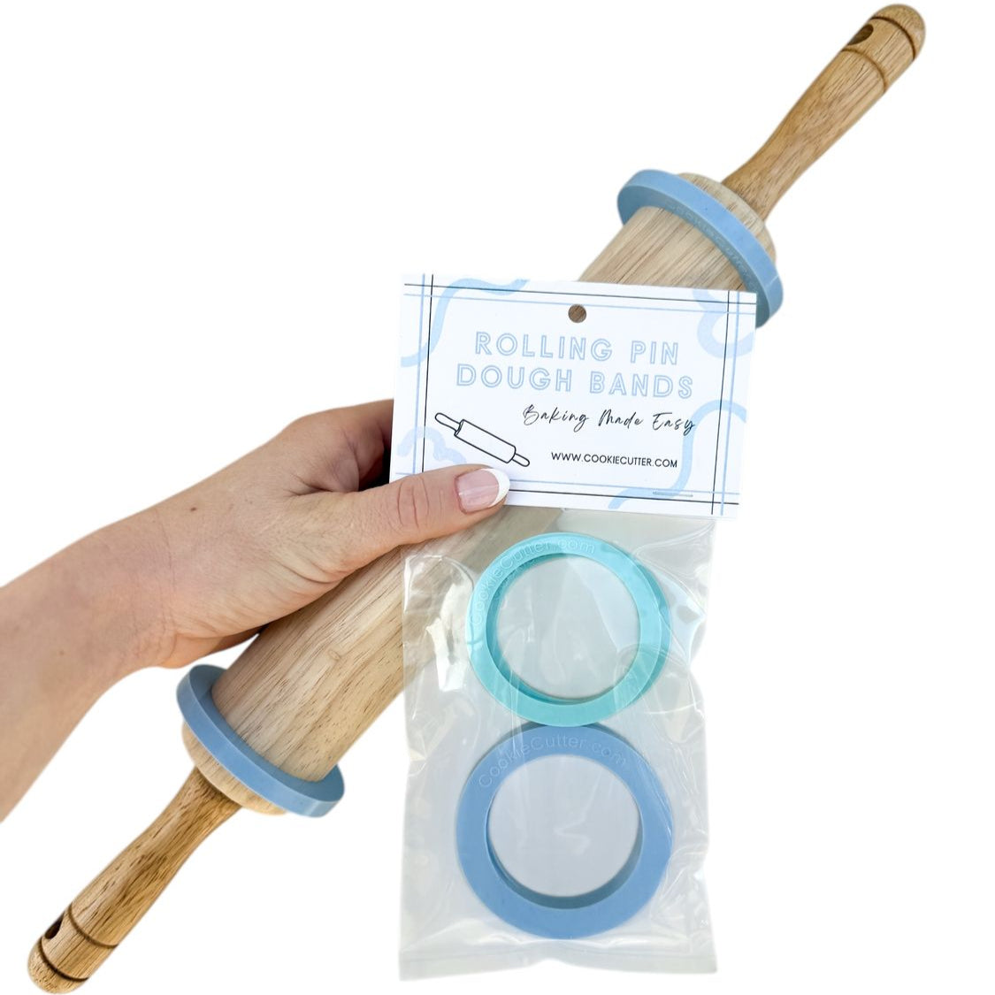 Rolling Pin Dough Bands - Achieve Perfect Dough Thickness Every Time!