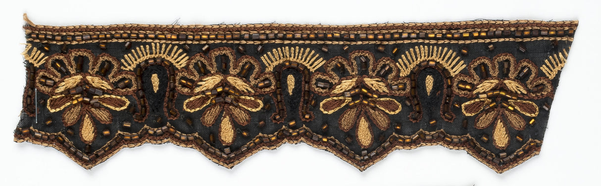 Beaded Trim Handcrafted Decorative 1"