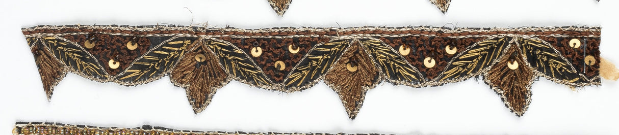 Beaded Trim Hand-Crafted Indian Patterned