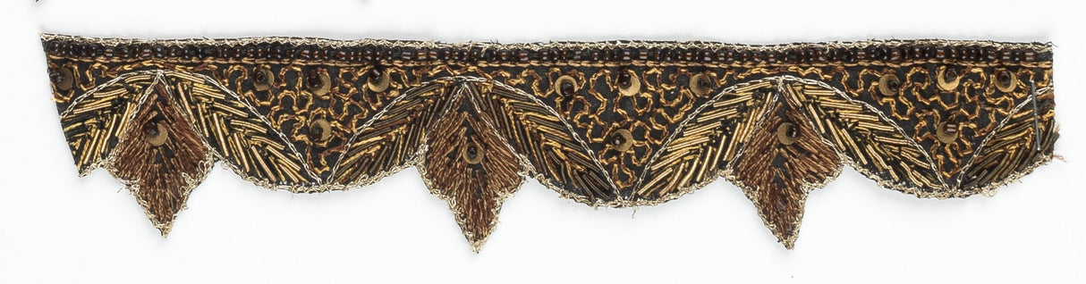Beaded Trim Hand-Crafted Indian Patterned