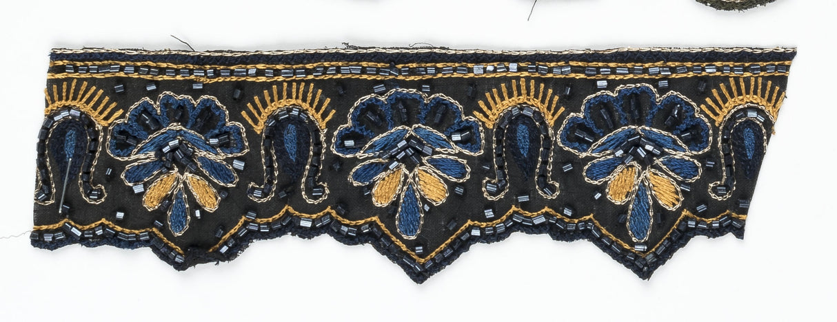 Beaded Trim Handcrafted Decorative 1"