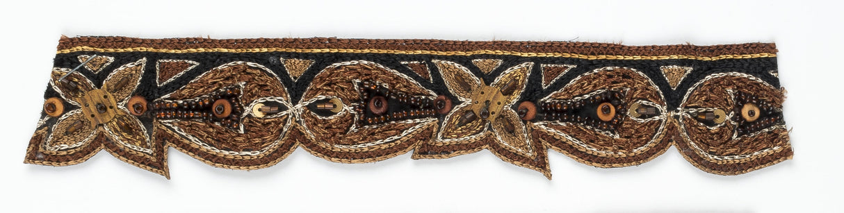 Floral Sequin Beaded Trim 1 Inch