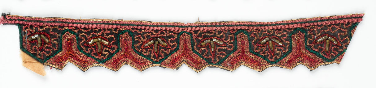Beaded Floral Trim Y-Shaped 1.5"