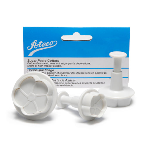 Ateco Plunger Cutters Daffodil , Set of 3- 1950