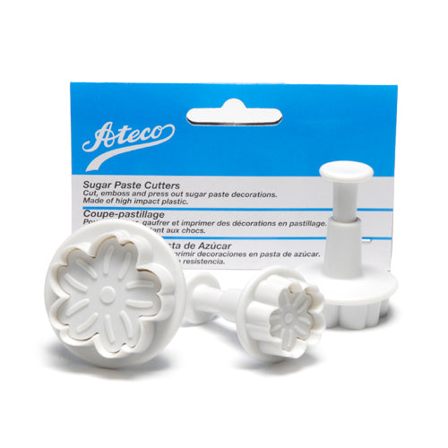 Ateco Plunger Cutters, Set of 3, Gerbera Daisy - 1951