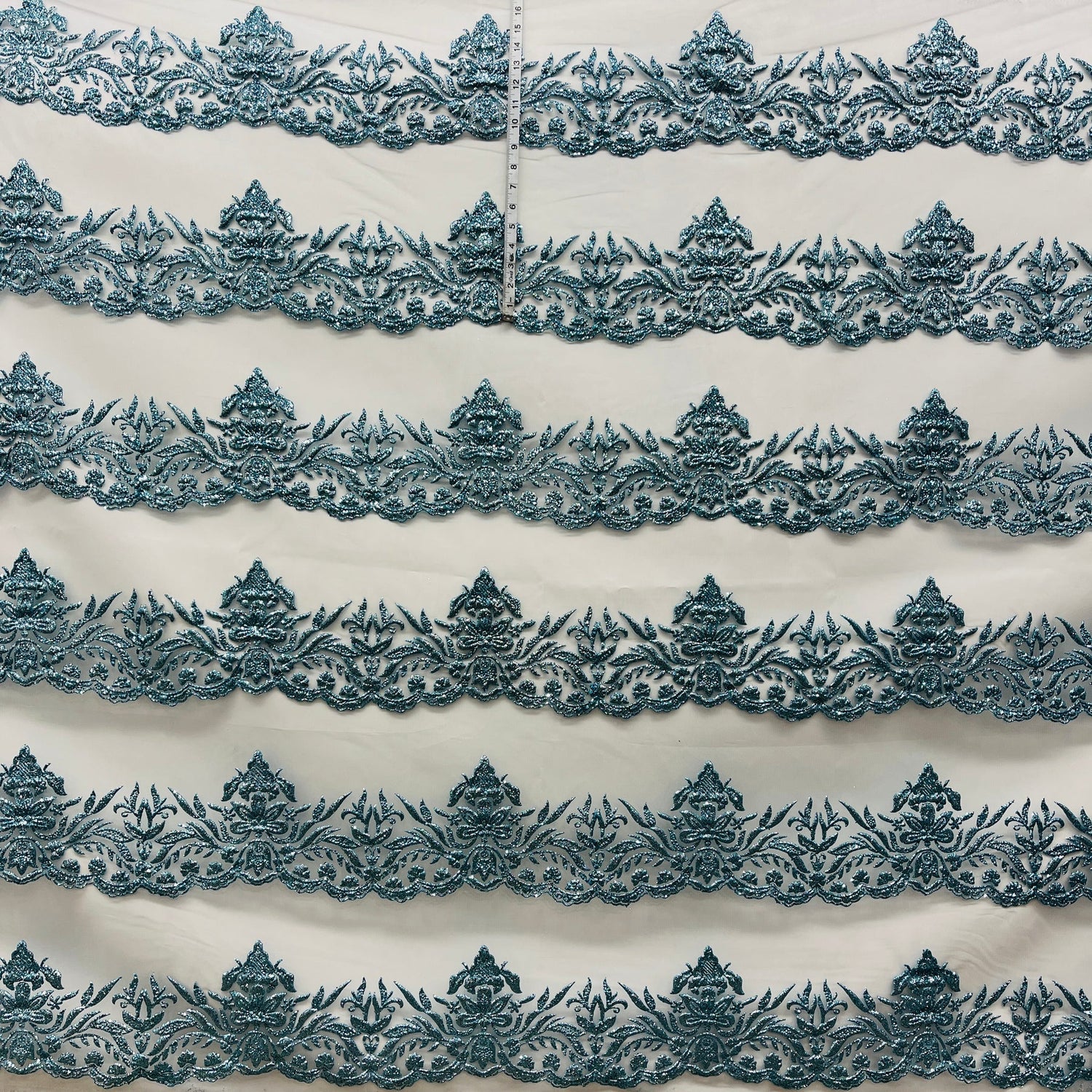 1 Yard Glitter Mesh Fabric | 55" Wide | Sparkling Mesh for Dresses, Costumes & Event Wear