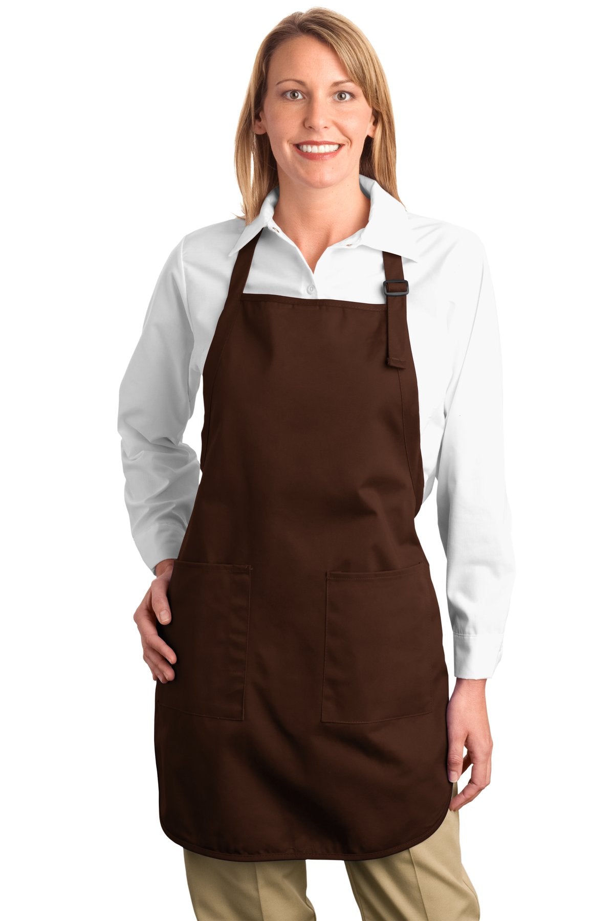 Port Authority® Full-Length Apron with Pockets