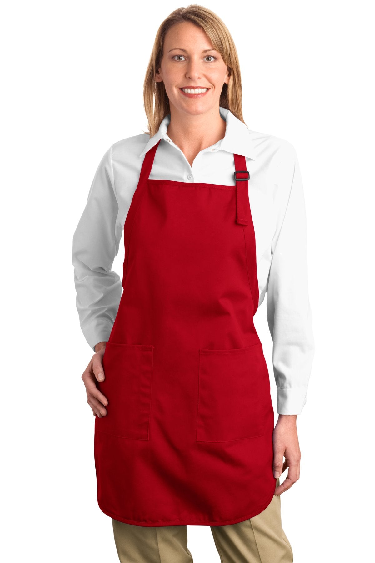 Port Authority® Full-Length Apron with Pockets
