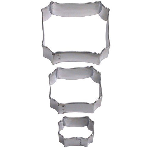 Ateco Stainless Plaque Cutters, Set of 3