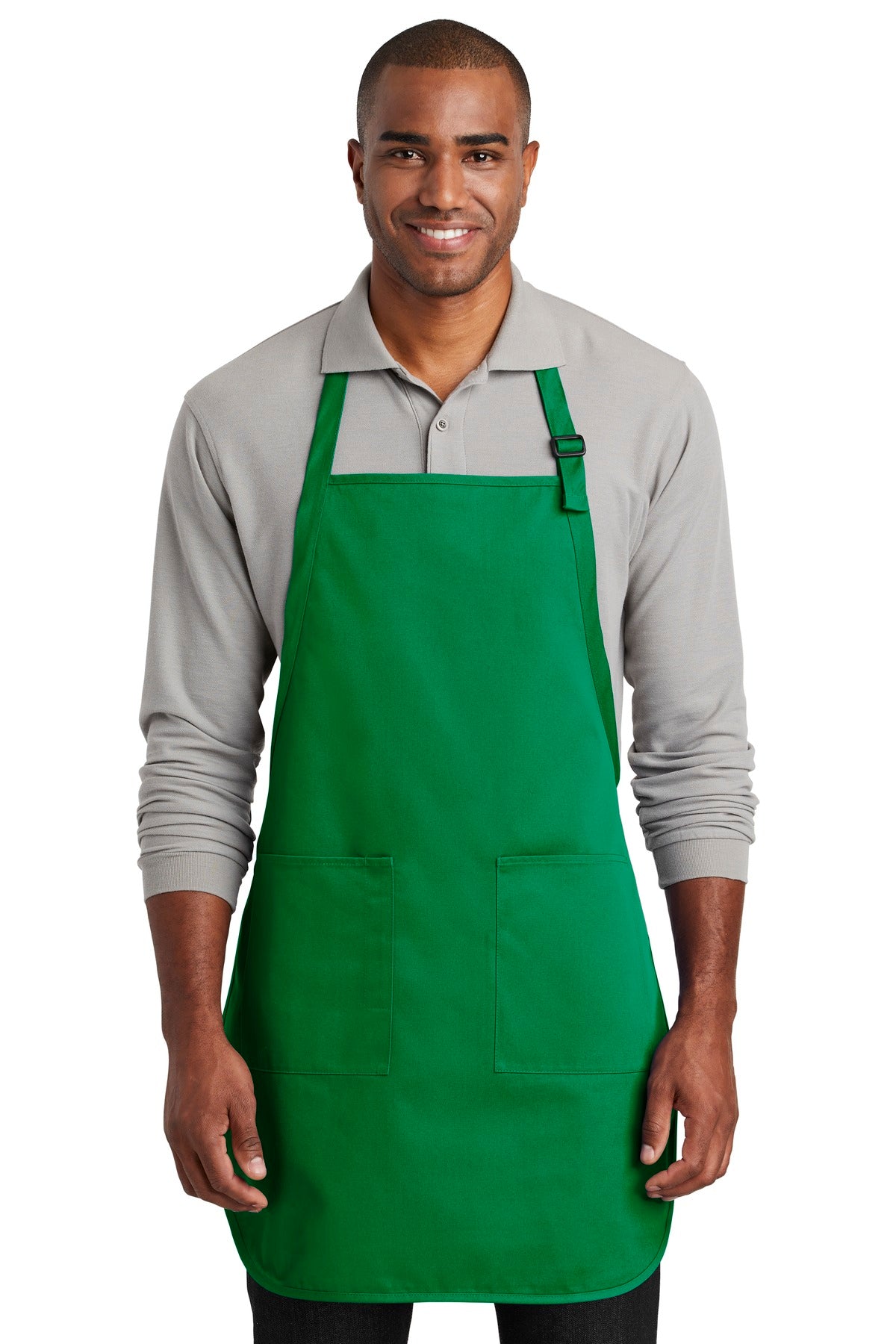 Port Authority ® Full-Length Two-Pocket Bib Apron