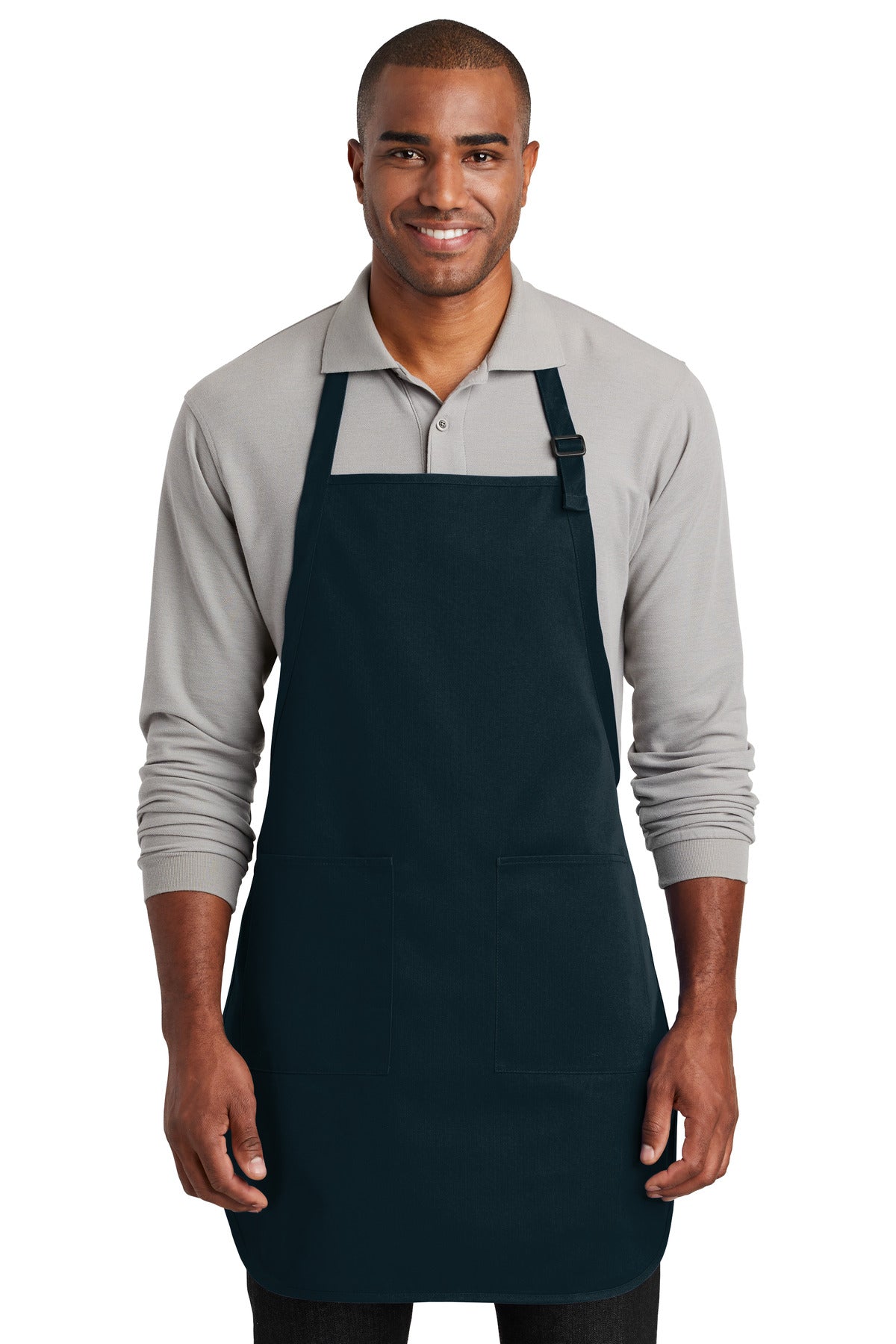 Port Authority ® Full-Length Two-Pocket Bib Apron