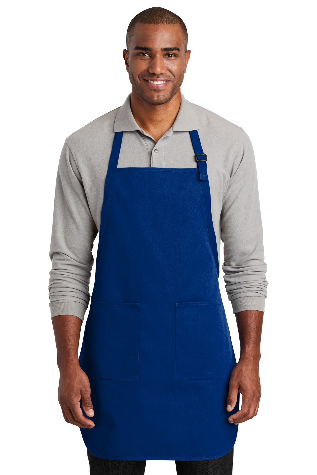 Port Authority ® Full-Length Two-Pocket Bib Apron