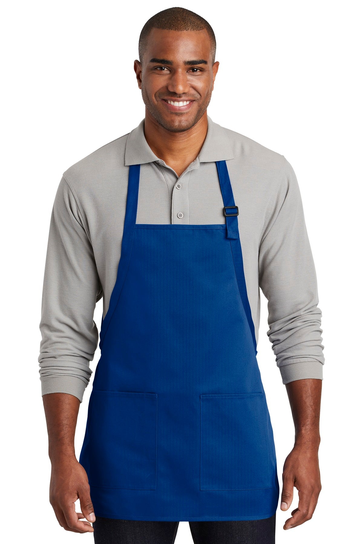 Port Authority ® Medium-Length Two-Pocket Bib Apron