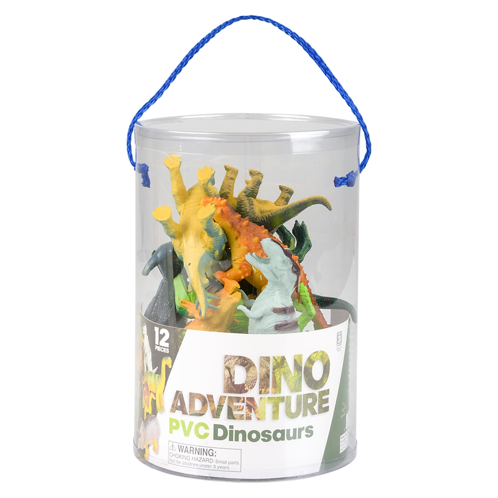 Bulk Dinosaur Figures (12 PC Canister)