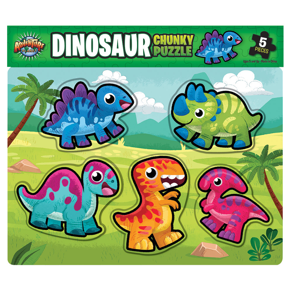 Dinosaur Puzzle Chunky 6pc Ages 3+