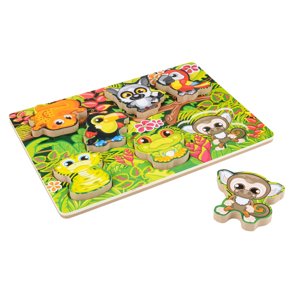 Chunky Rainforest Puzzle 7 Pc