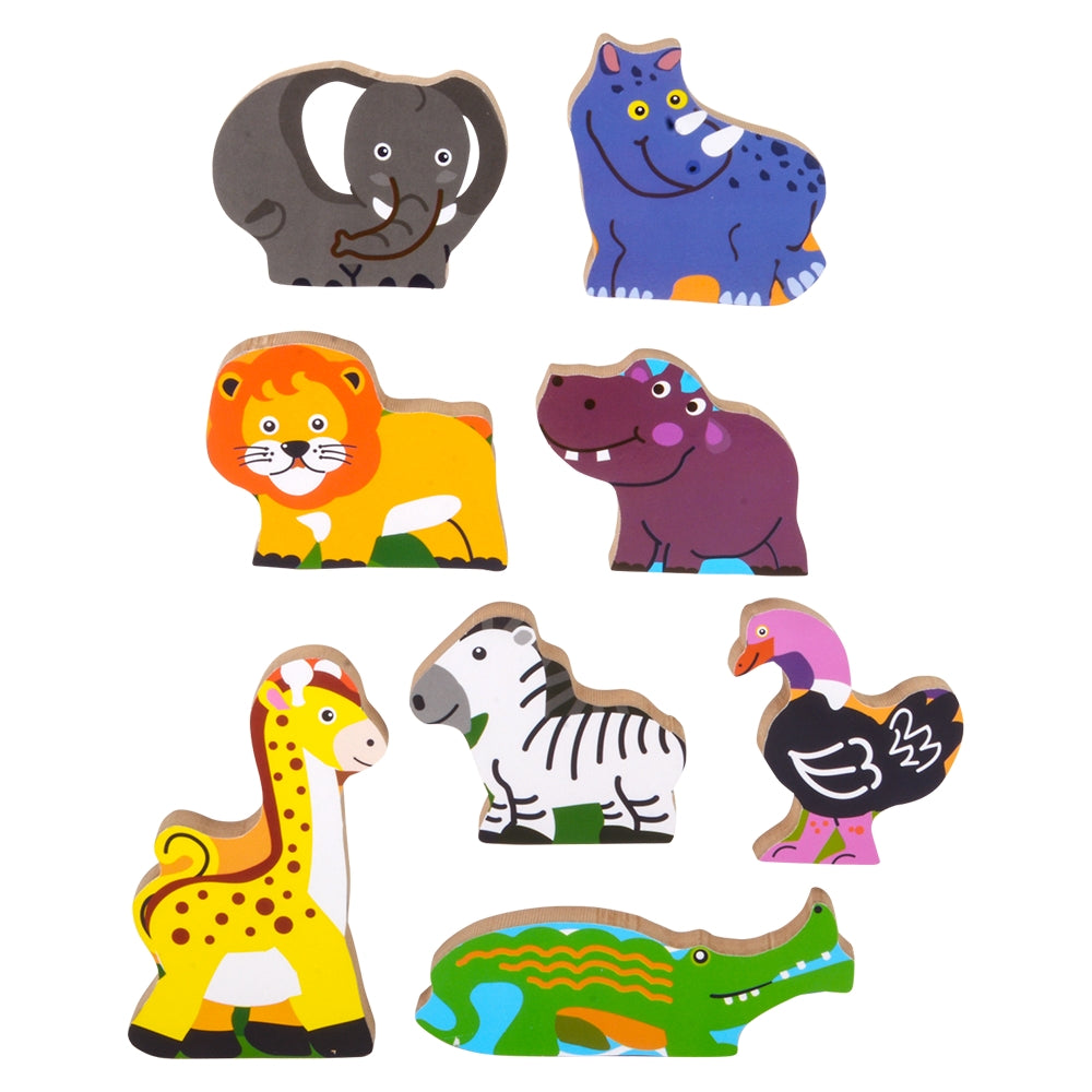 Safari Theme Puzzle 8 PC Chunky Set