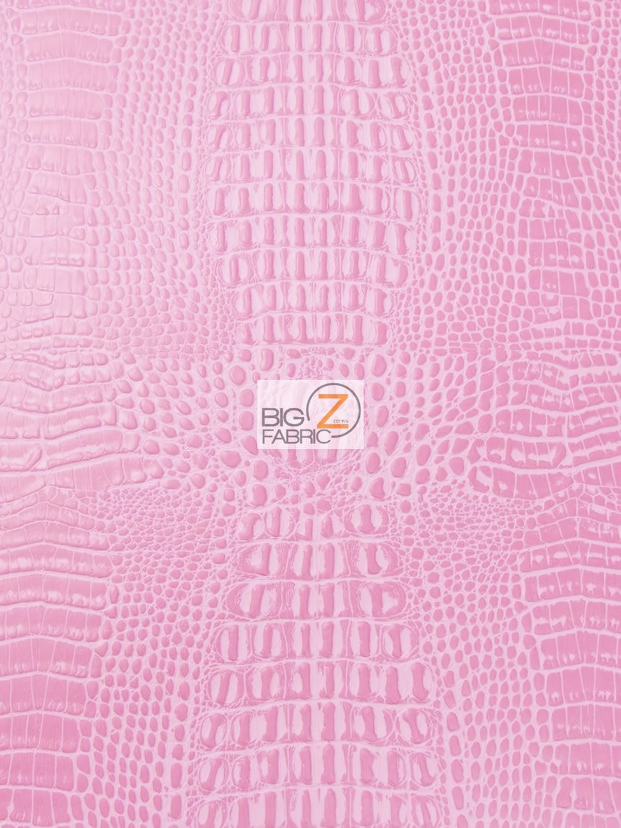 Bubble Gum Crocodile Marine Vinyl Fabric