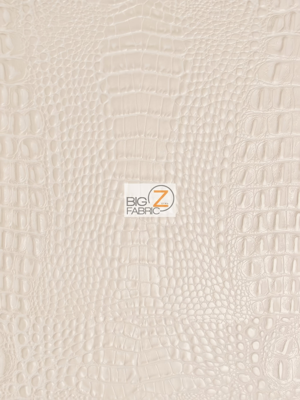 Cream Crocodile Marine Vinyl Fabric Sold By The Yard