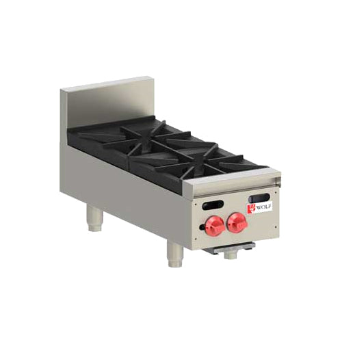 Wolf AHP212 Series Countertop Achiever Natural Gas Hotplate, 12" Wide