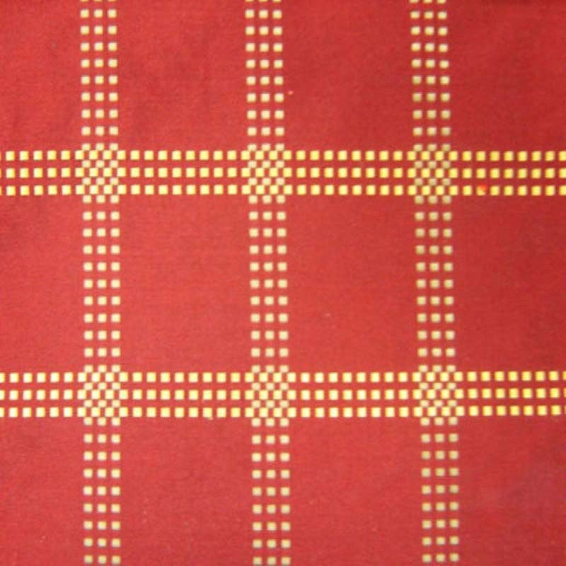 Alana Silk Fabric - Dotted Square Pattern, 54" Width (1 Yard)