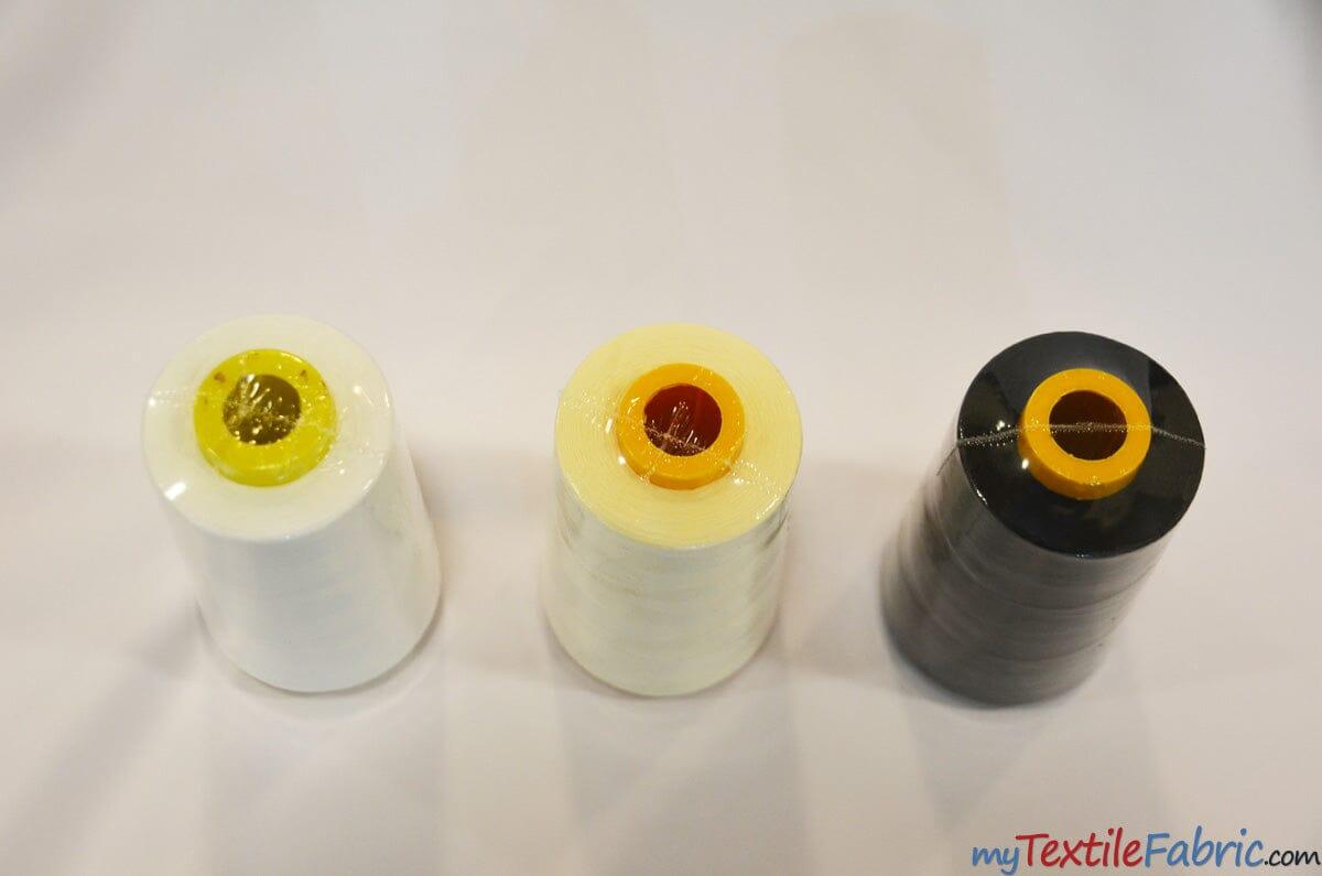 All Purpose Polyester Thread - 100% Spun Polyester Sewing Thread, 6000 Yard Spool, 50+ Colors Available (1 Spool)