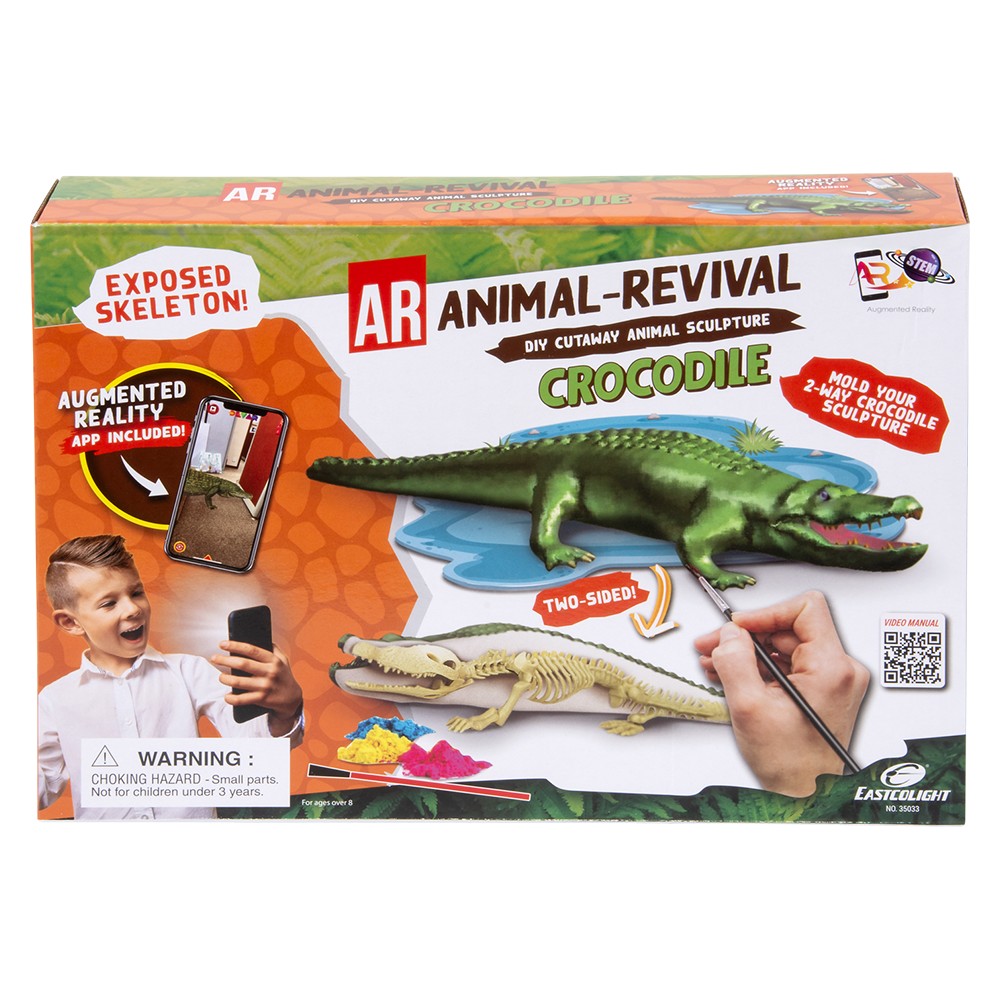 Crocodile Dig Figure Augmented Reality Craft Set