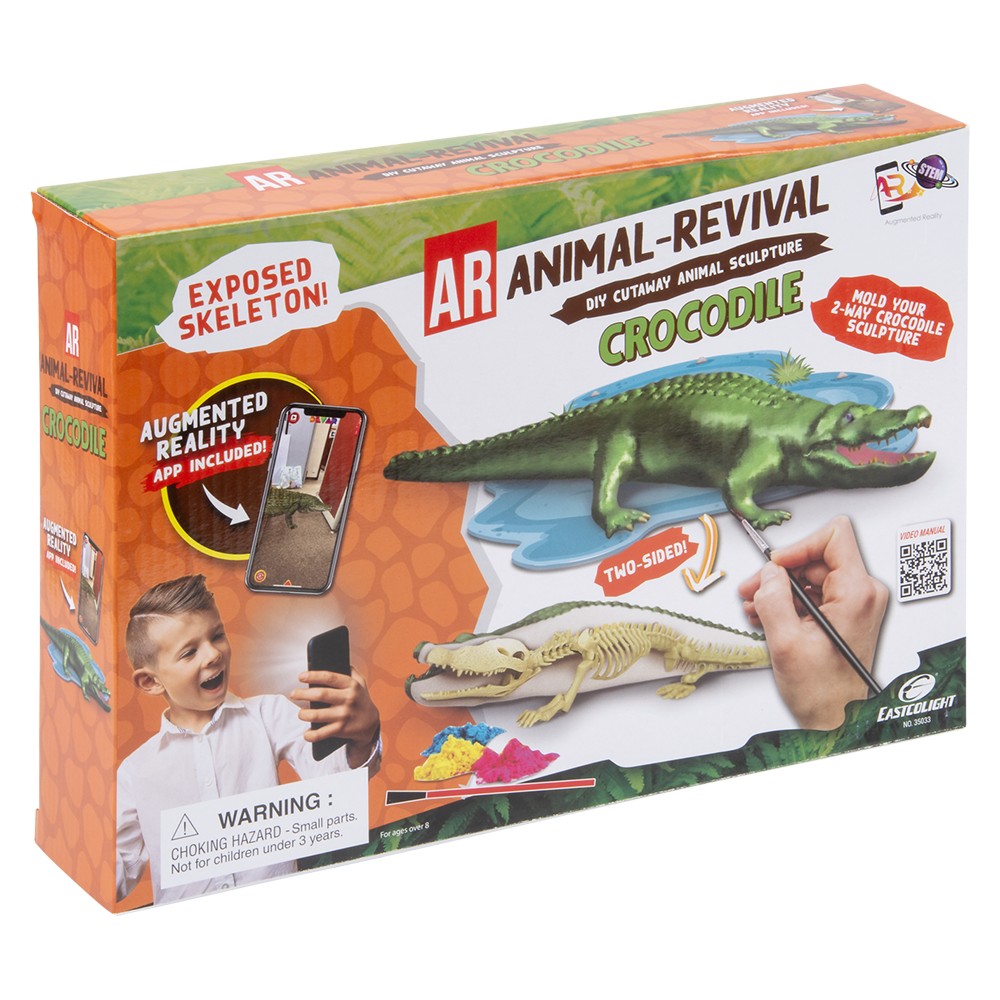 Crocodile Dig Figure Augmented Reality Craft Set