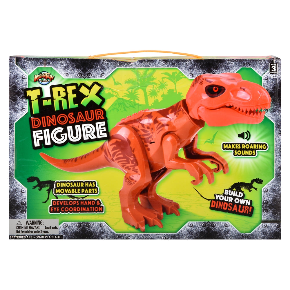 T-Rex Dinosaur Roaring Block Figure