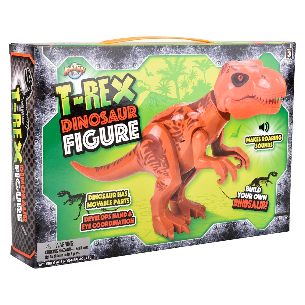 T-Rex Dinosaur Roaring Block Figure