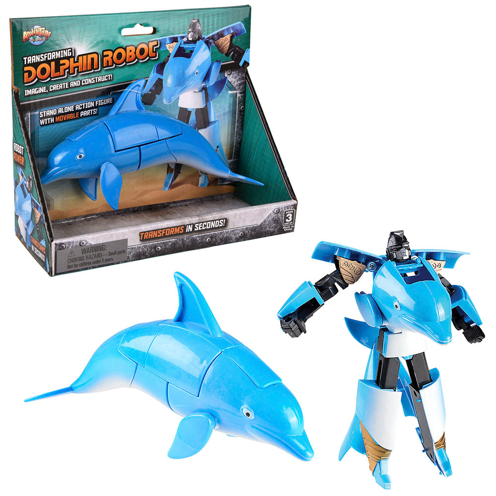 Dolphin Robot Action Figure 5"