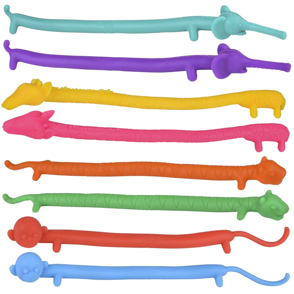 Zoo Animal Stretchy String (24 PC Display)