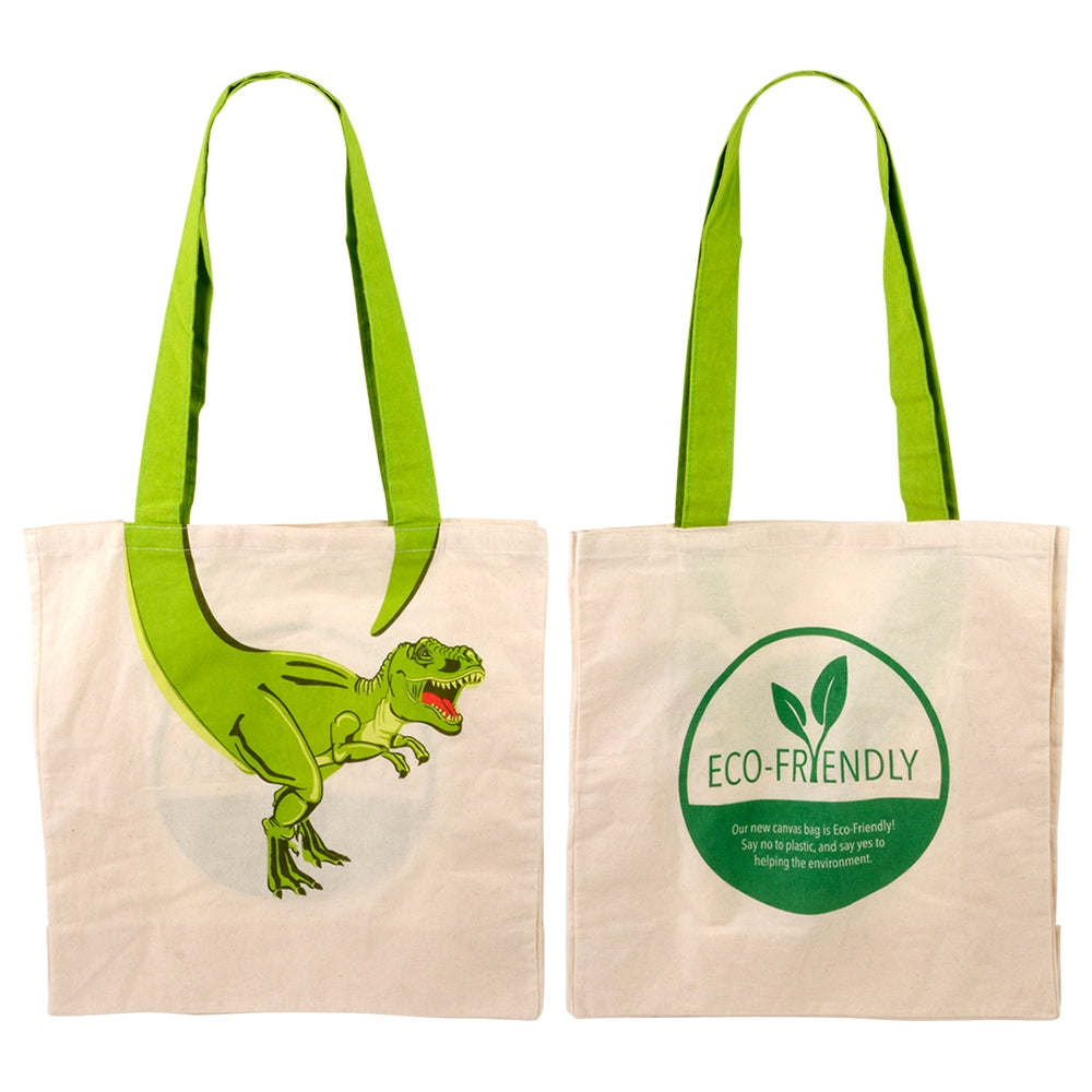 Dino Tail Canvas Bag 16"