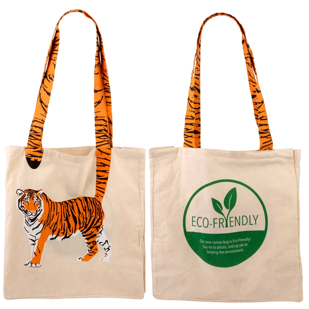 Tiger Tail Canvas Bag