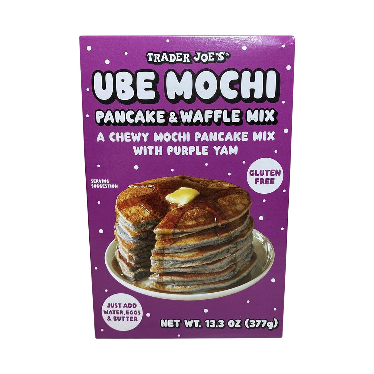 Trader Joe's Ube Mochi Pancake & Waffle Mix | 13.3 oz