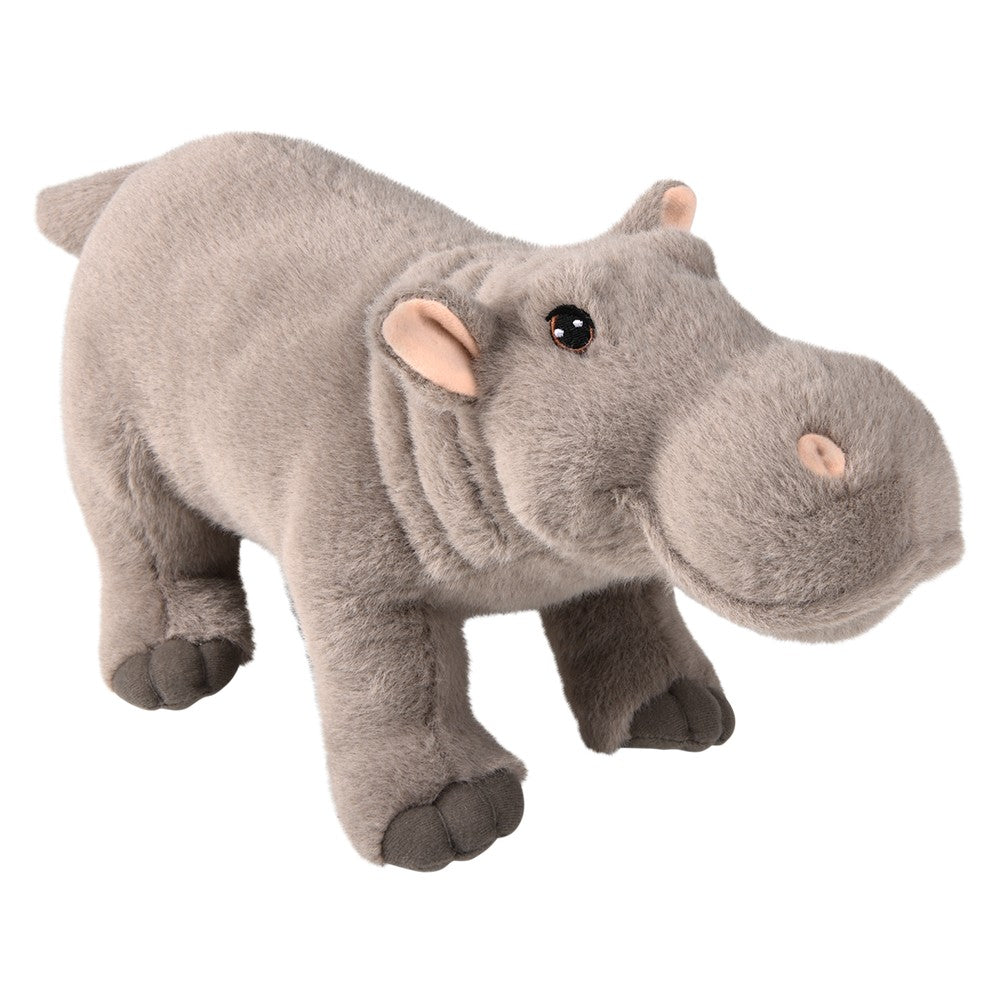 Stuffed Hippo Plush 12"