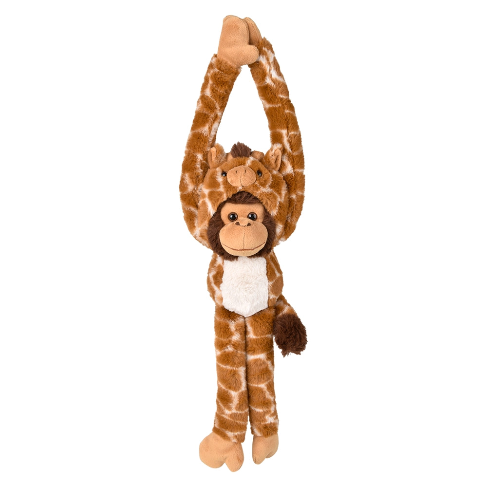 Hanging Monkey Giraffe Plush (27.5 in.)