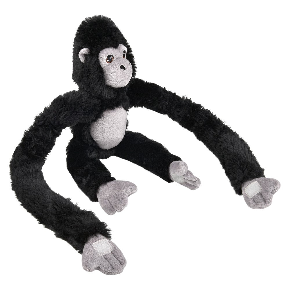 Plush Gorilla Hanging Toy 28" Earth Safe Extend-A-Pull