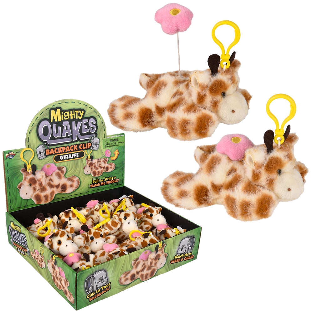 Giraffe Backpack Clip (12 Pack)