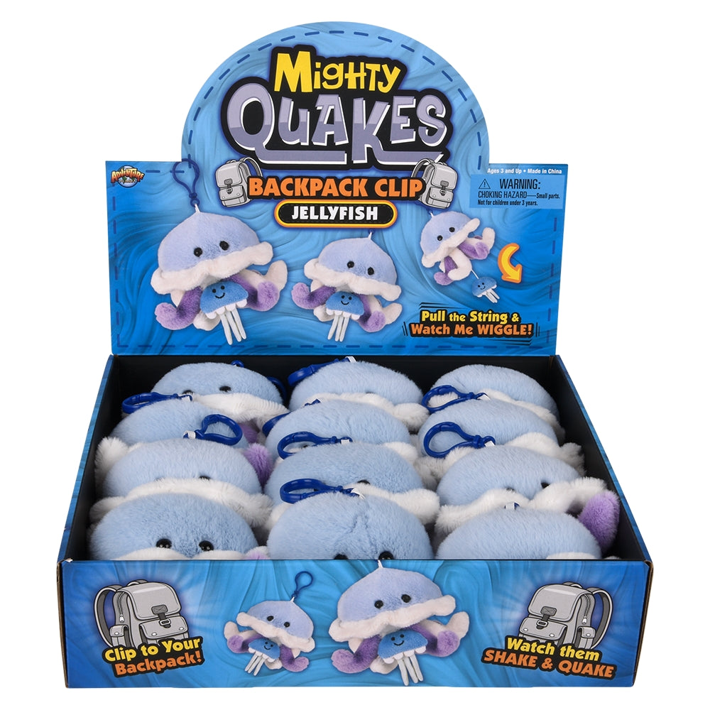 Jelly Fish Backpack Clip (12 PC DSP)