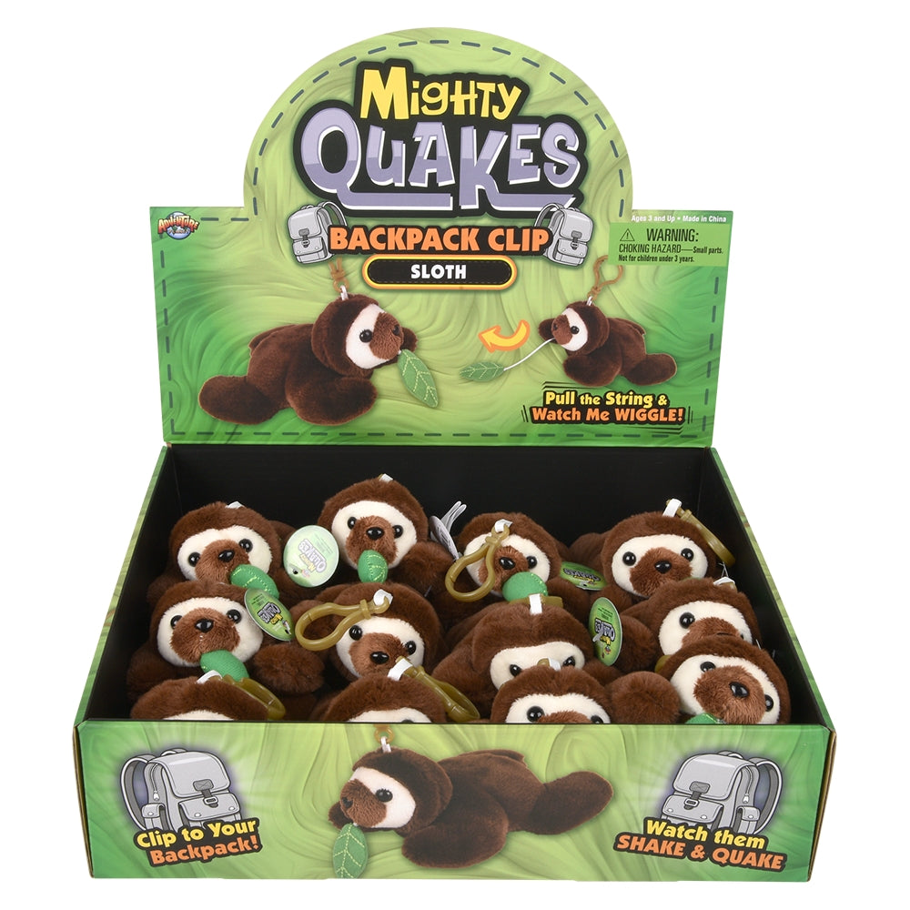 Sloth Backpack Clip (12 Pack)